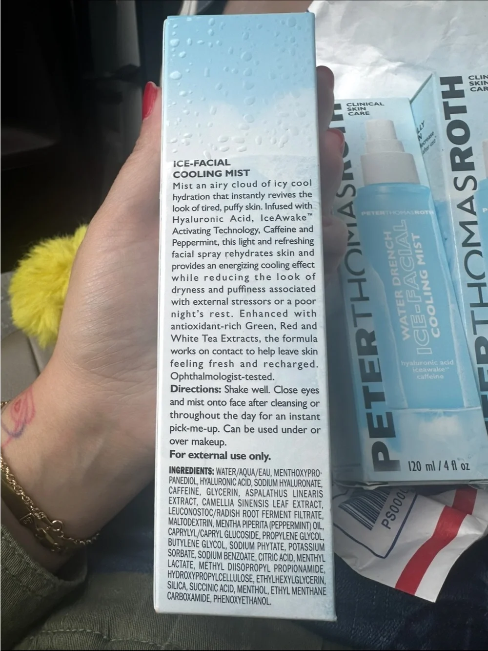 New SET of 3 Peter Thomas Roth Water Drench Ice Facial Cooling Mist Packages